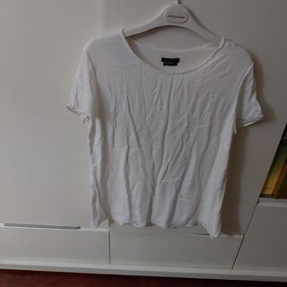 Top blanco Massimo dutti talla L