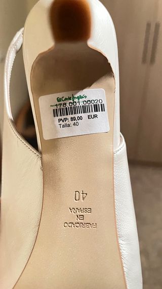 Zapatos tacón novia