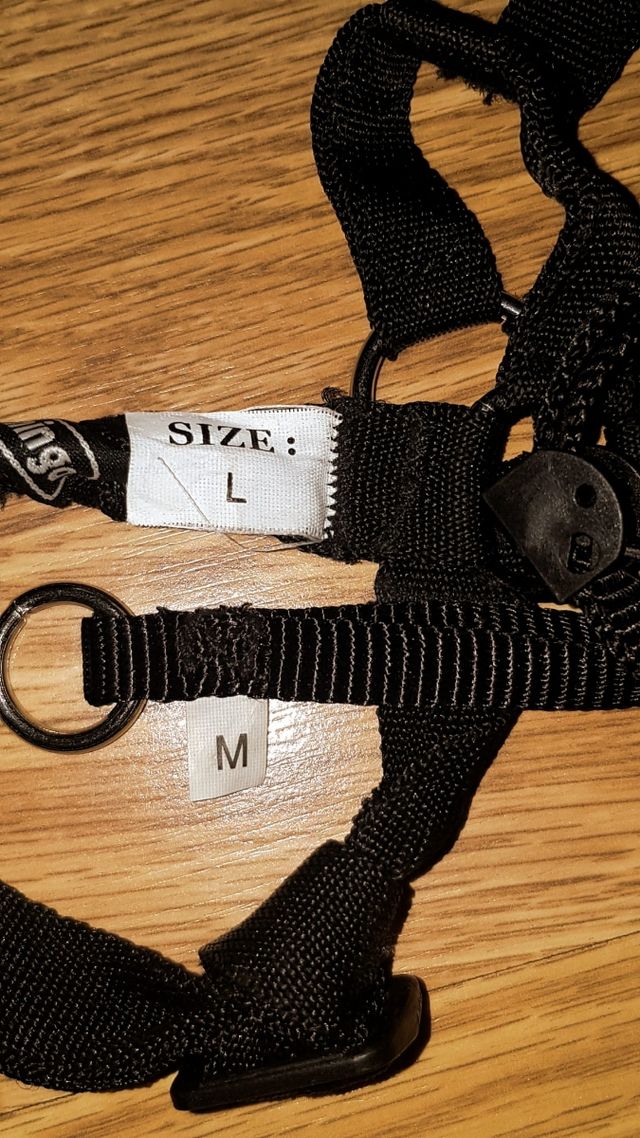 2 bozales collar perro M y L 