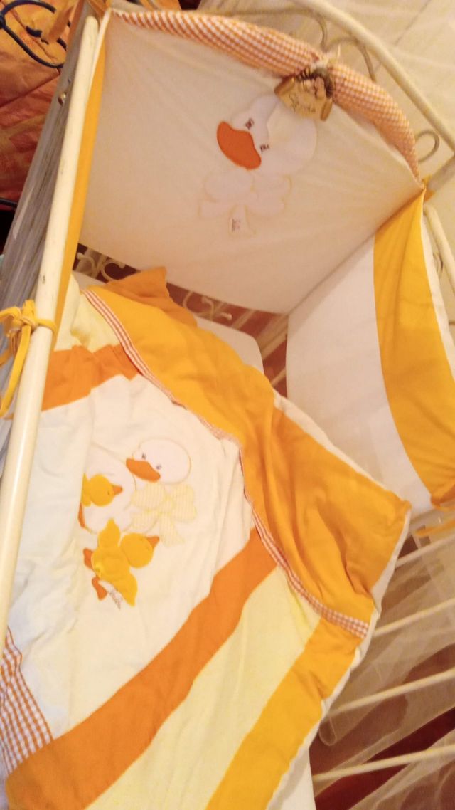 Culla ferro battuto con accesori