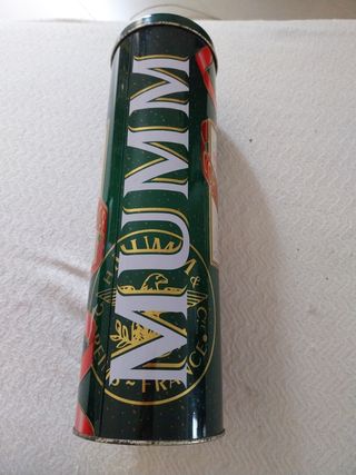 Scatola latta Champagne Mumm Vintage