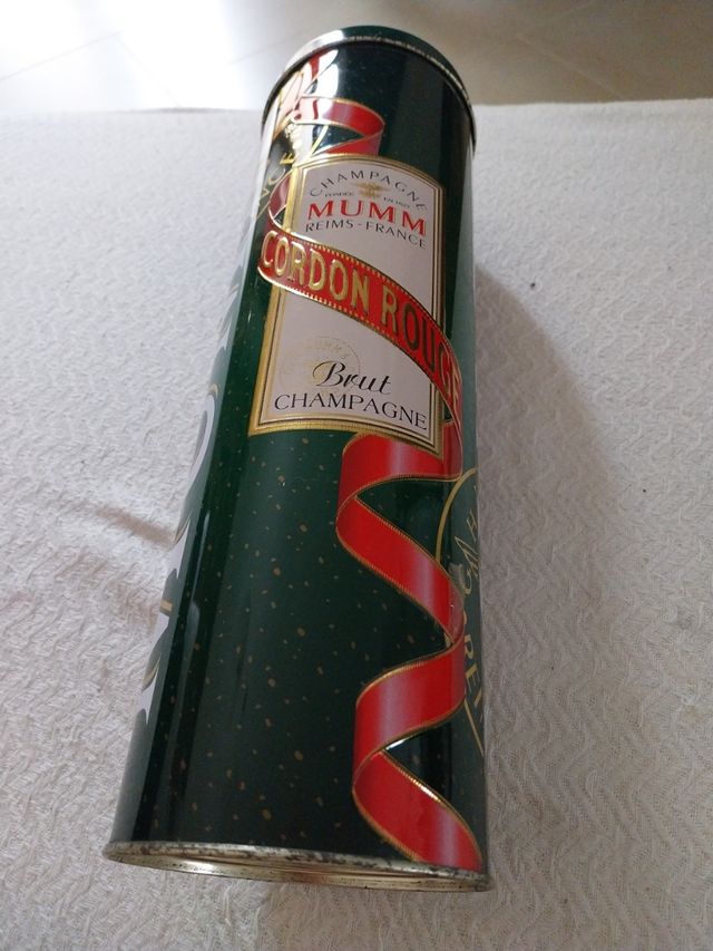 Scatola latta Champagne Mumm Vintage