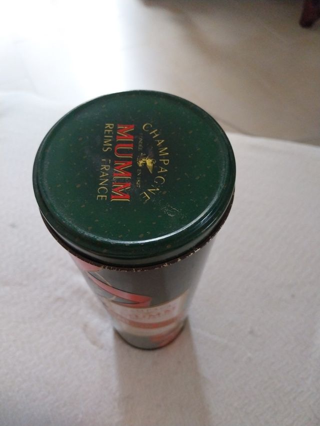 Scatola latta Champagne Mumm Vintage