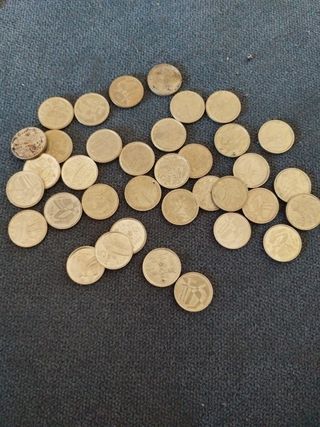 Lote monedas 5 pesetas