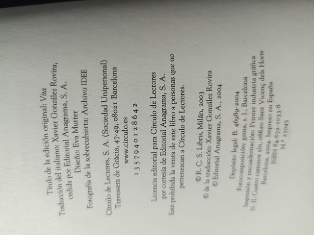 Vita de Melania Mazzucco