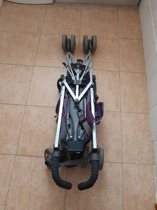 Carro paseo Maclaren con protector lluvia e invier