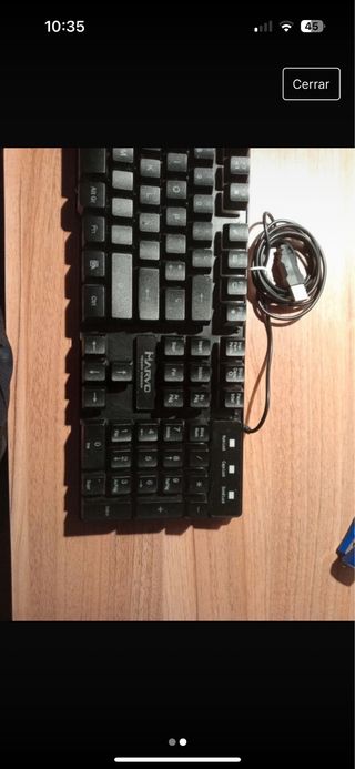 Teclado harvo