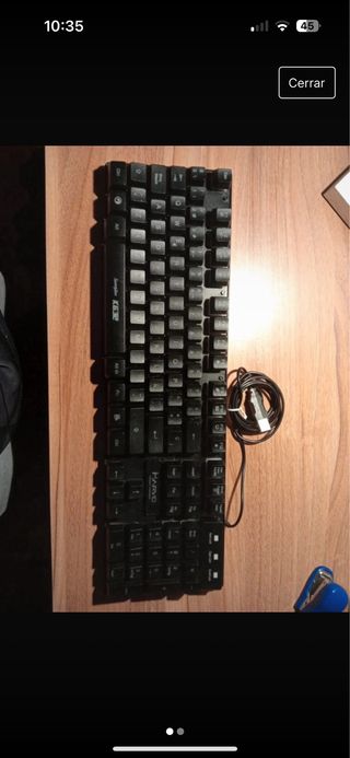 Teclado harvo