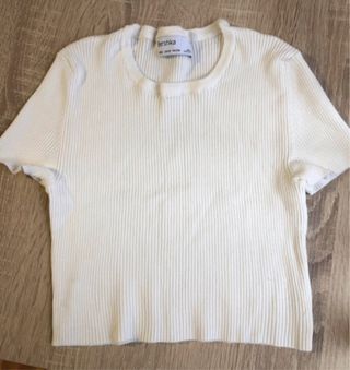 Top canale blanco M