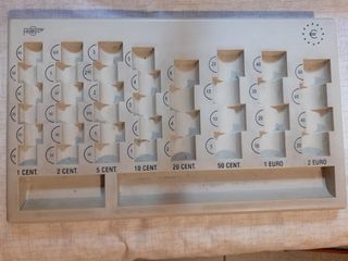 Distribuidor de monedas euros
