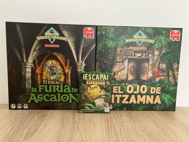 Pack de Juegos de Mesa tipo Escape Room