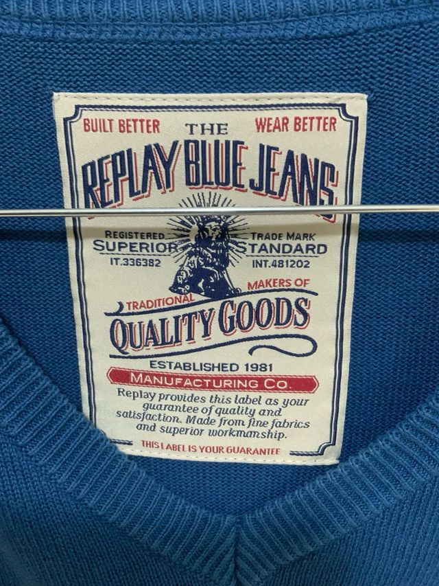 Maglioncino a v replay