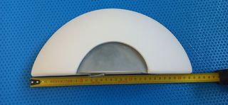 Aplique de pared blanco