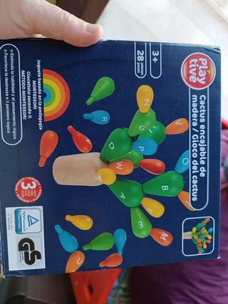 Varios juegos madera Lidl, pesca,cactus y coches