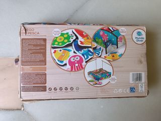 Varios juegos madera Lidl, pesca,cactus y coches