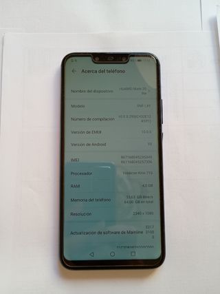Huawei mate 20 lite