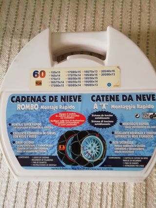 Cadenas de nieve de 9mm para coche 