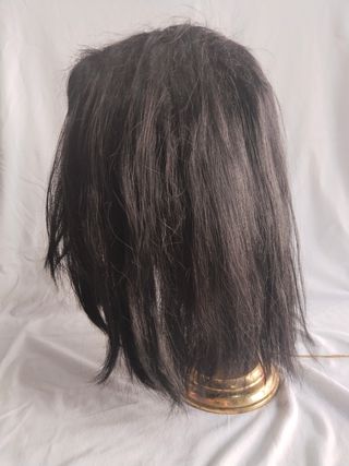 Peluca Negra Pelo Natural