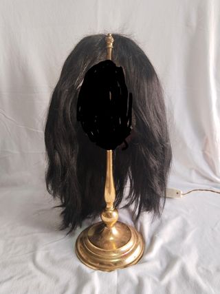 Peluca Negra Pelo Natural