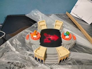 Arena Pokemon con effetti visivi e sonori