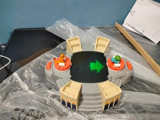 Arena Pokemon con effetti visivi e sonori