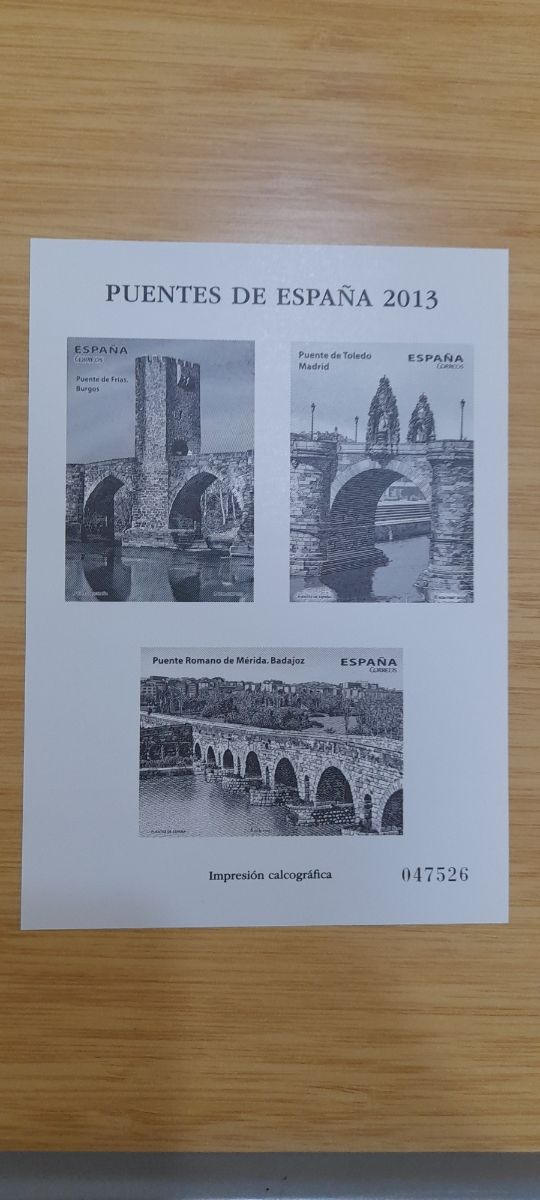 Sello impresión calcografica