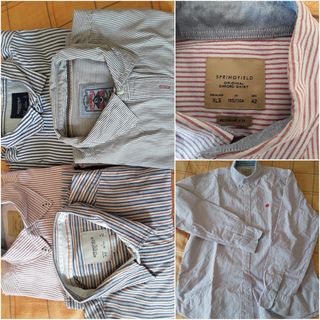 Camisas rayas manga larga