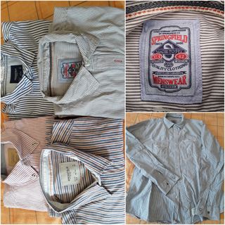 Camisas rayas manga larga