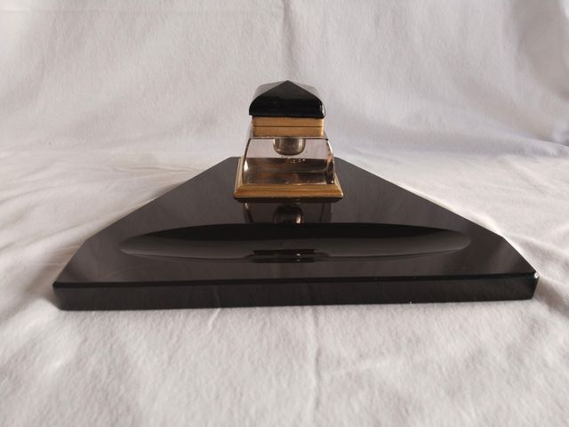 Escribanía Tintero Onix Negro 