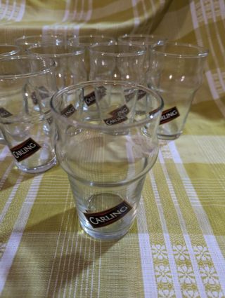 Juego de 9 vasos Carling Vintage