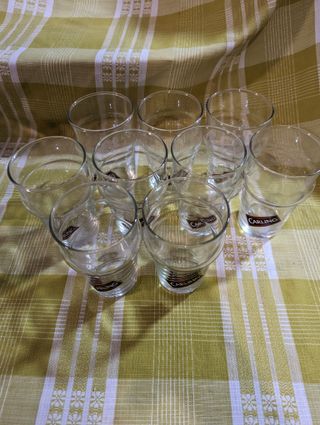 Juego de 9 vasos Carling Vintage