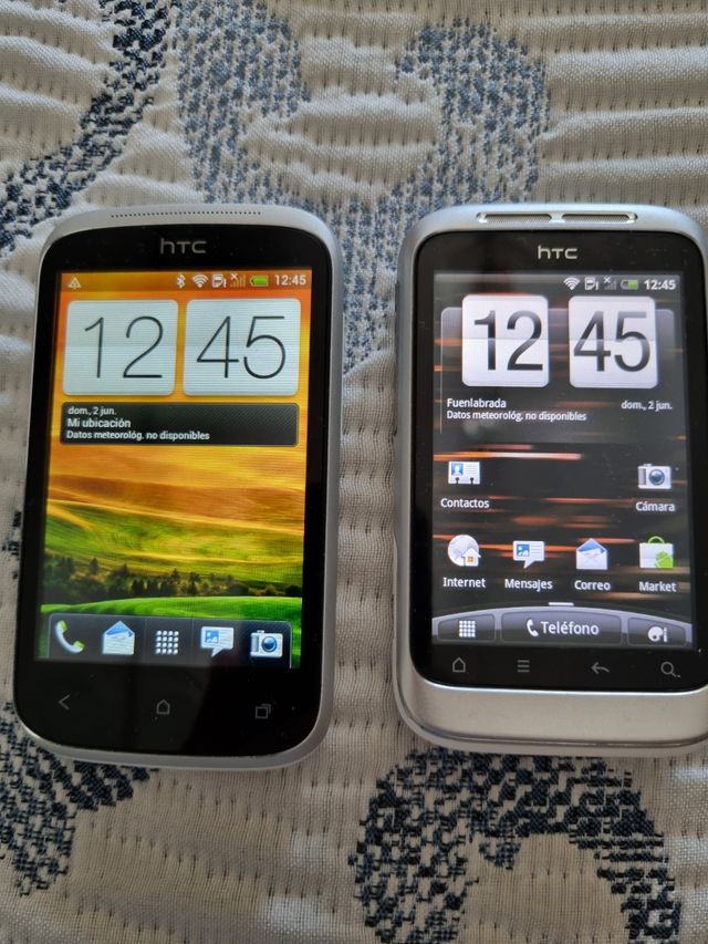 2 teléfonos htc