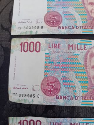 Lotto di banconote 