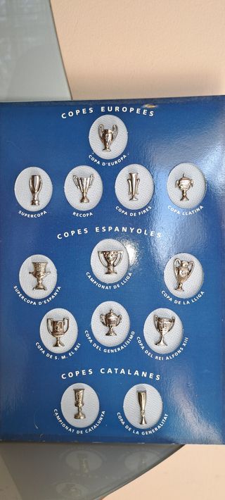 Colección pins copas F.C.Barcelona 