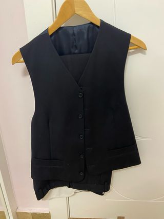 Traje de hombre  negro liso Formula Joven