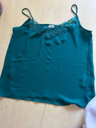 Camiseta Lencera Verde Botella