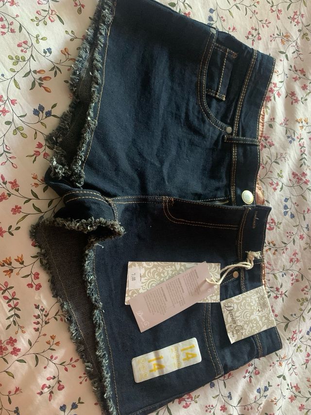 Short corto denim