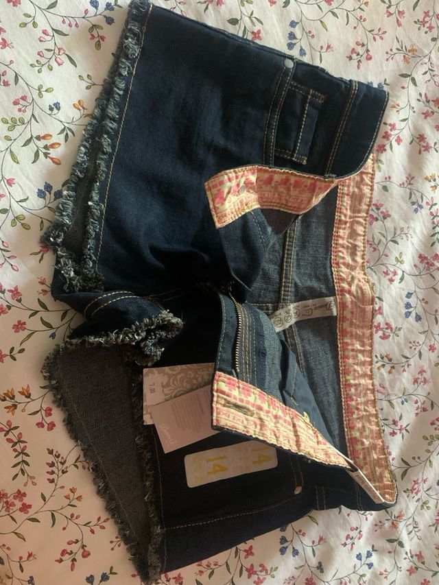 Short corto denim