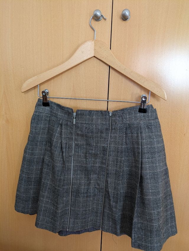 Minifalda a cuadros Adolfo Domínguez