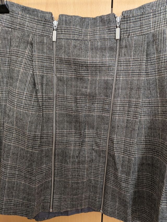 Minifalda a cuadros Adolfo Domínguez