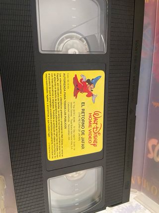 Película VHS -  El retorno de Jafar