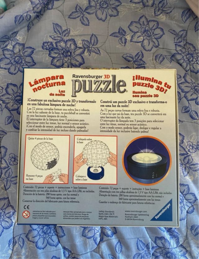 Puzzle lampara minion 3D