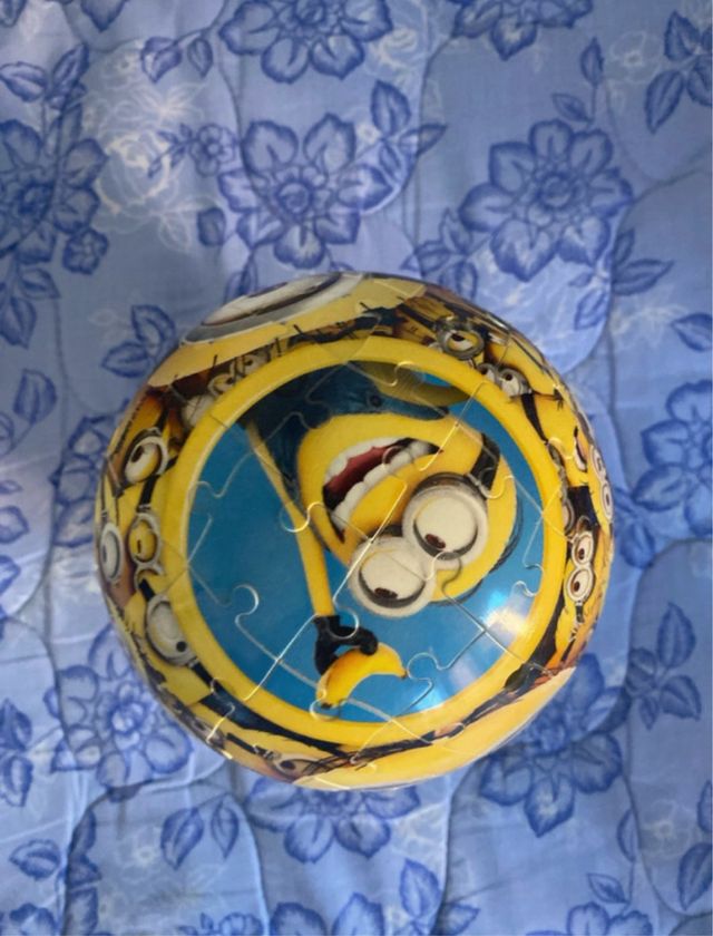 Puzzle lampara minion 3D