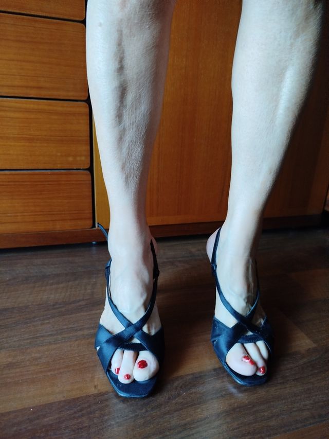 Sandalias negras Zara