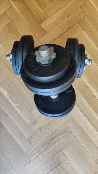 Maletín con dos barras (peso total 28kg)