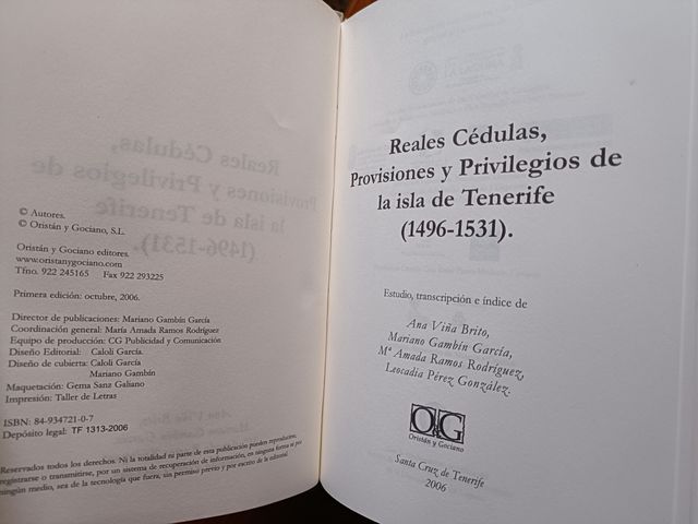 Reales Cédulas, Provisiones y Privilegios.