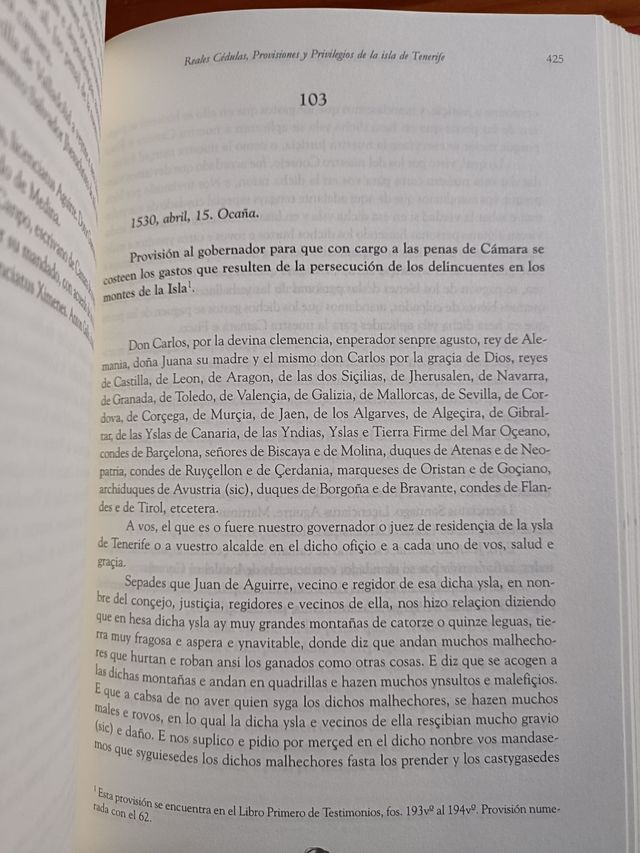 Reales Cédulas, Provisiones y Privilegios.