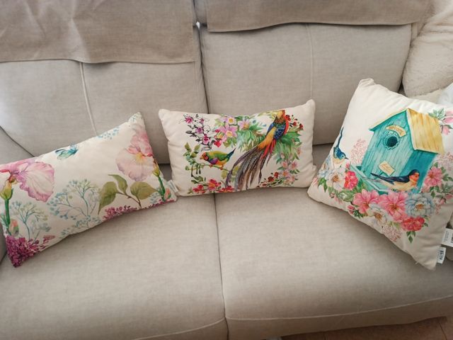 Lote cojines sin estrenar