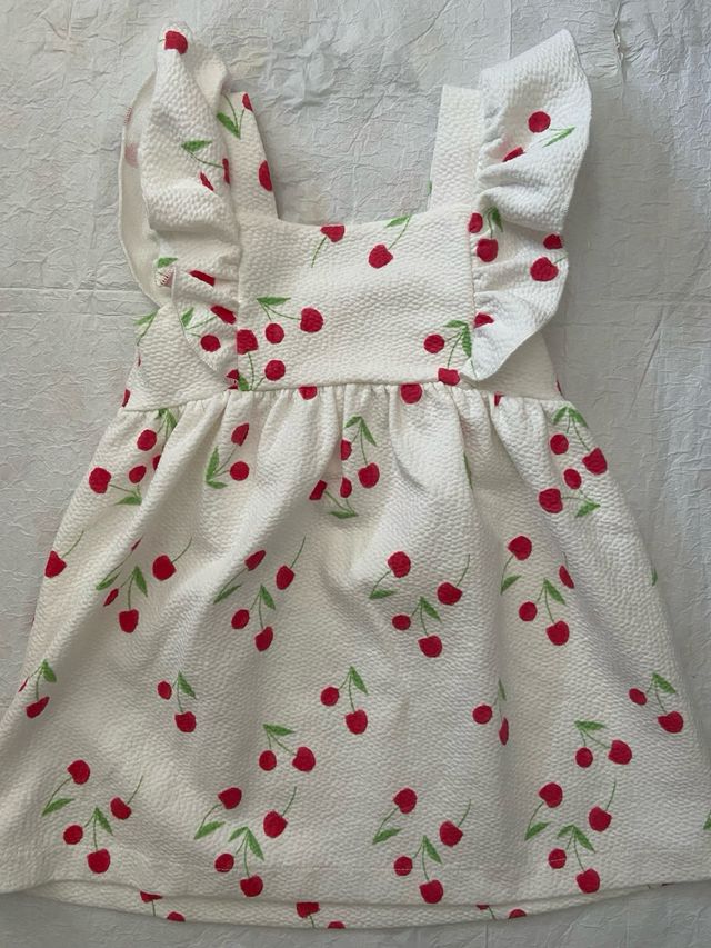 Vestido niña Zara cerezas