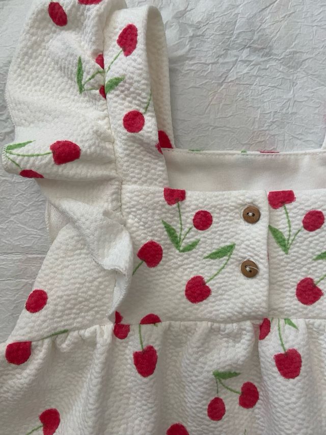 Vestido niña Zara cerezas